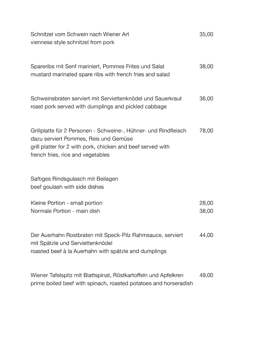 Speisekarte photo 1