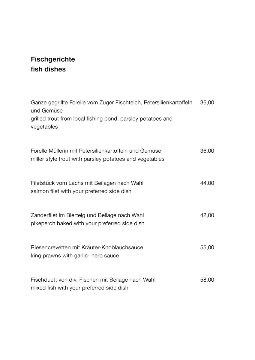 Speisekarte photo 3
