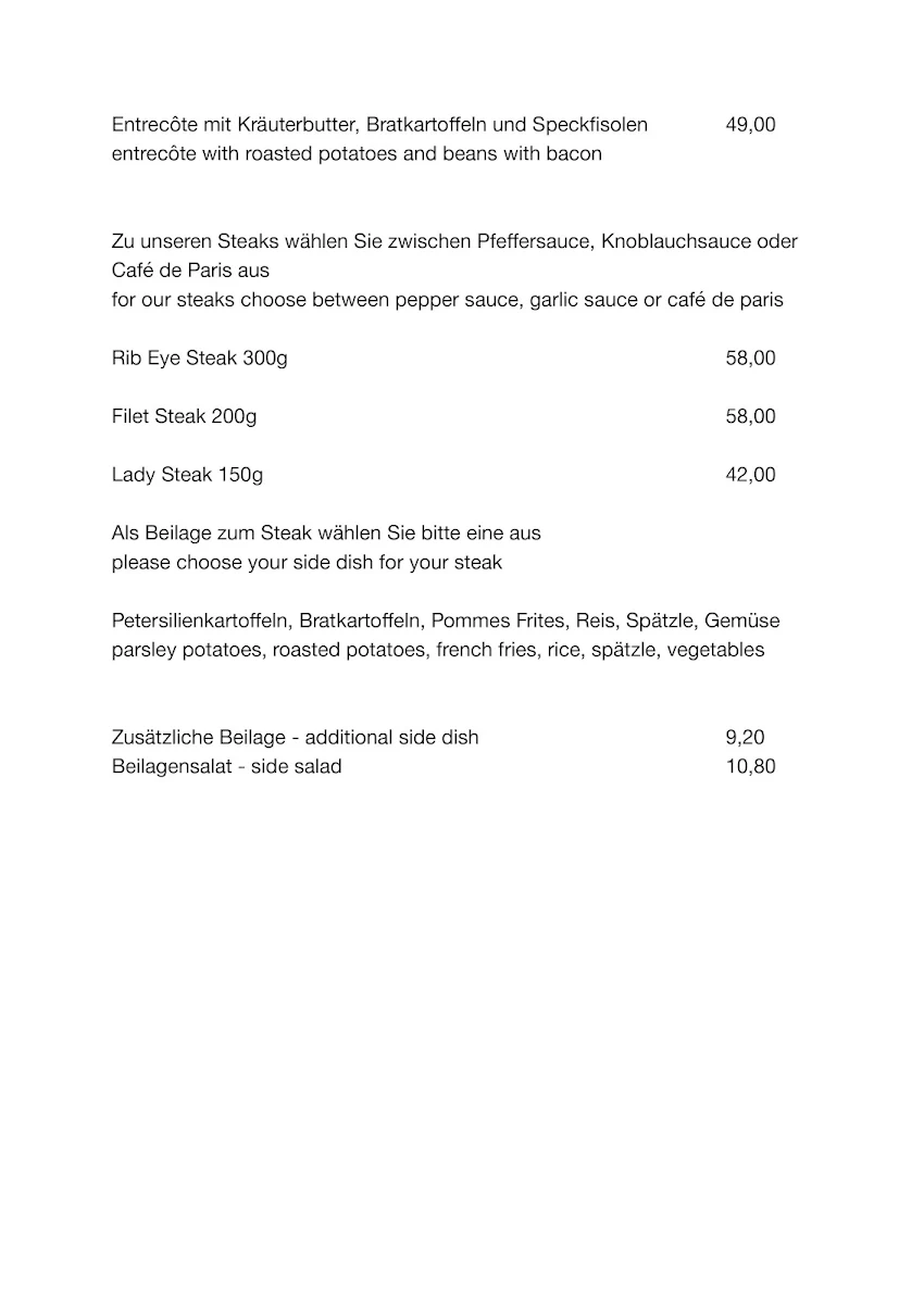 Speisekarte photo 8