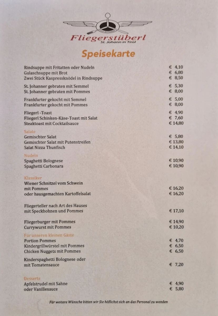 Speisekarte photo 2