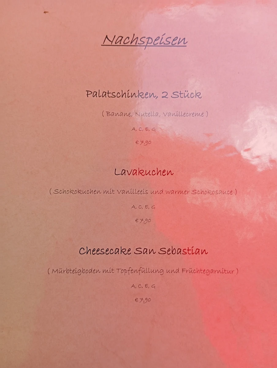 Speisekarte photo 1
