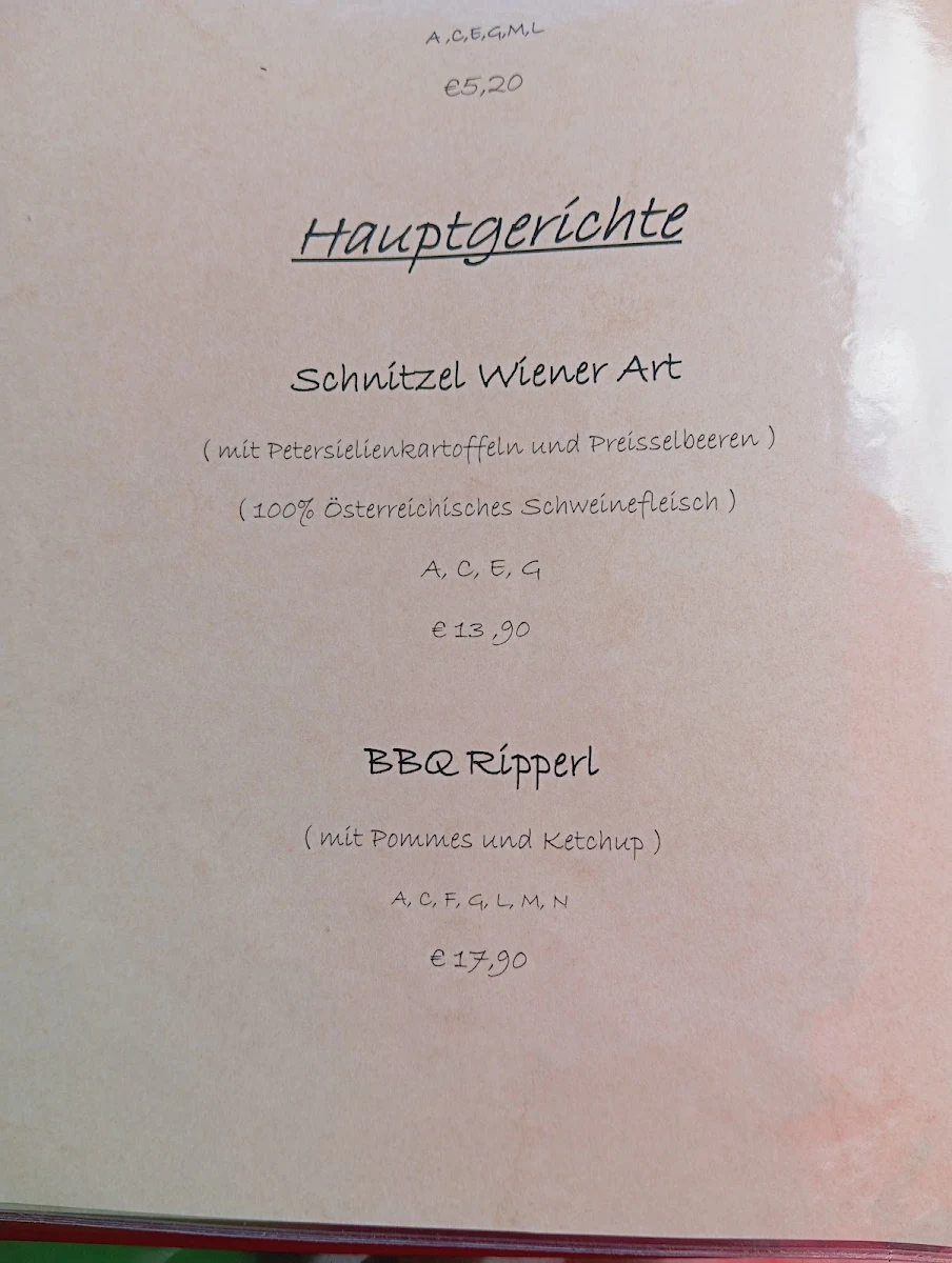 Speisekarte photo 2