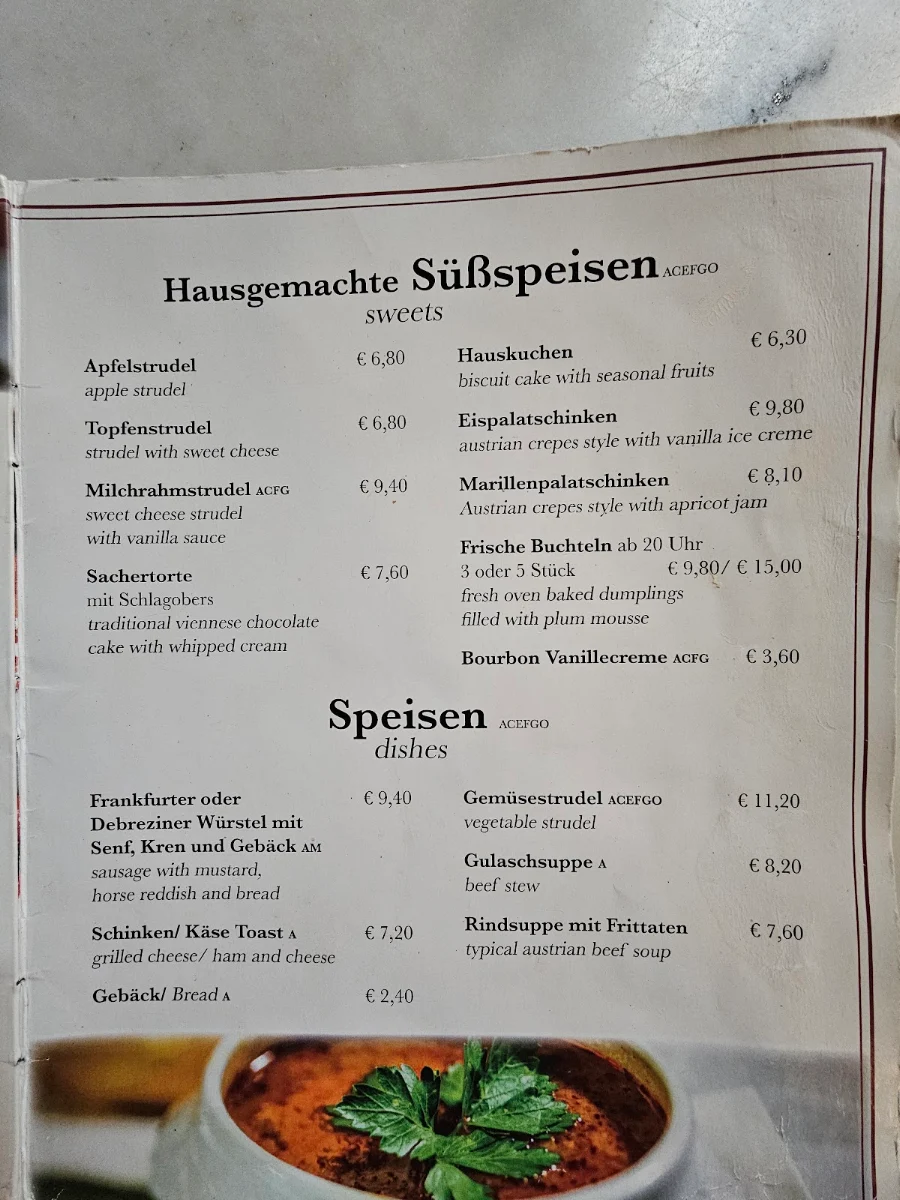 Speisekarte photo 1