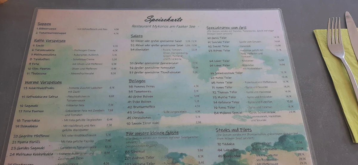 Speisekarte photo 3