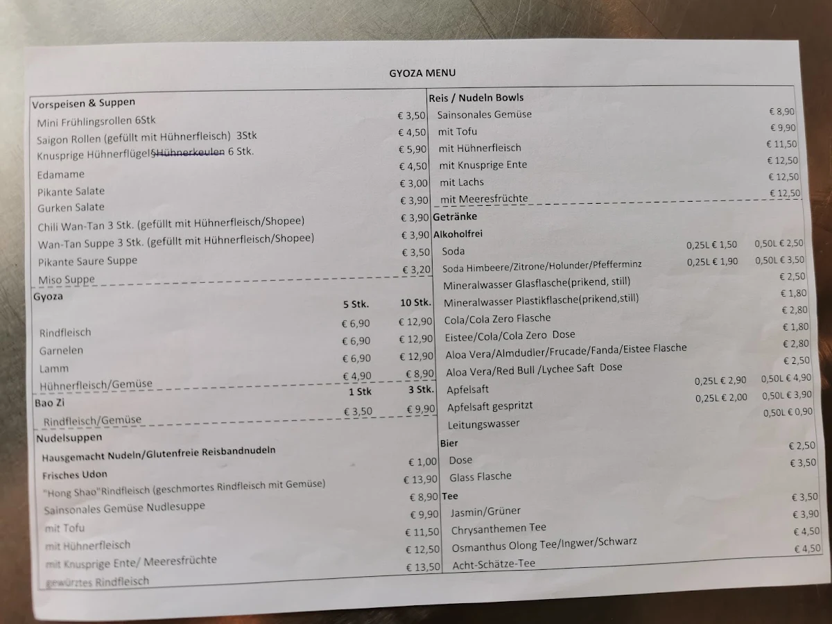 Speisekarte photo 2