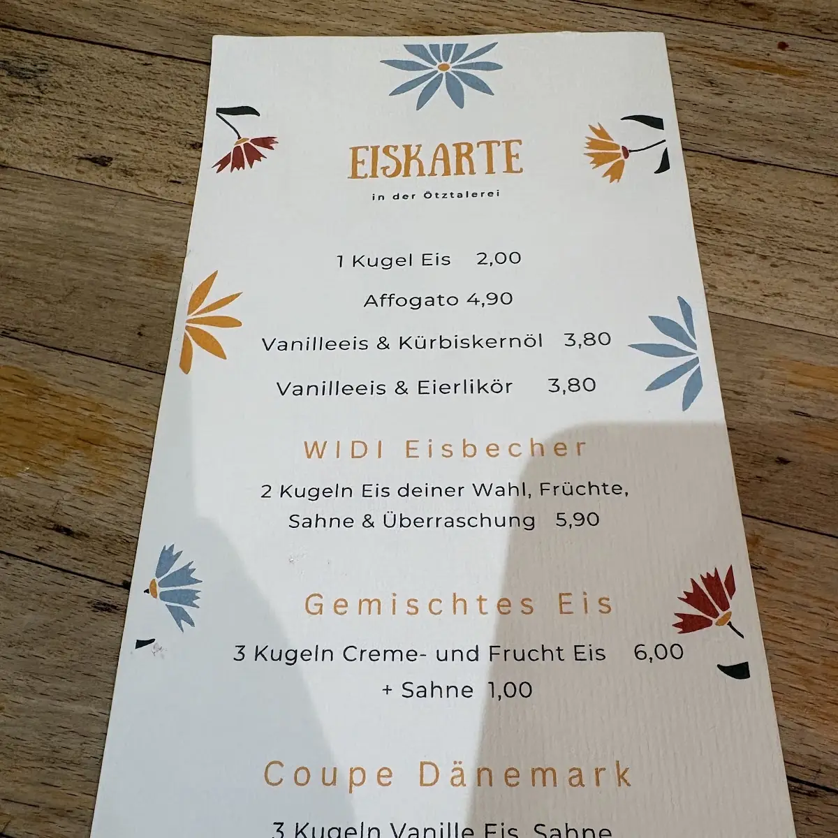 Speisekarte photo 1