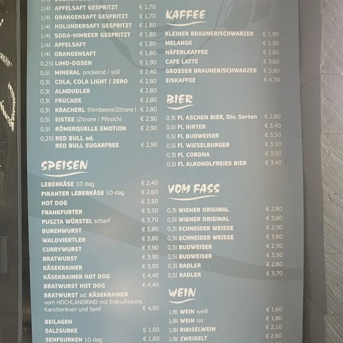 Speisekarte photo 8