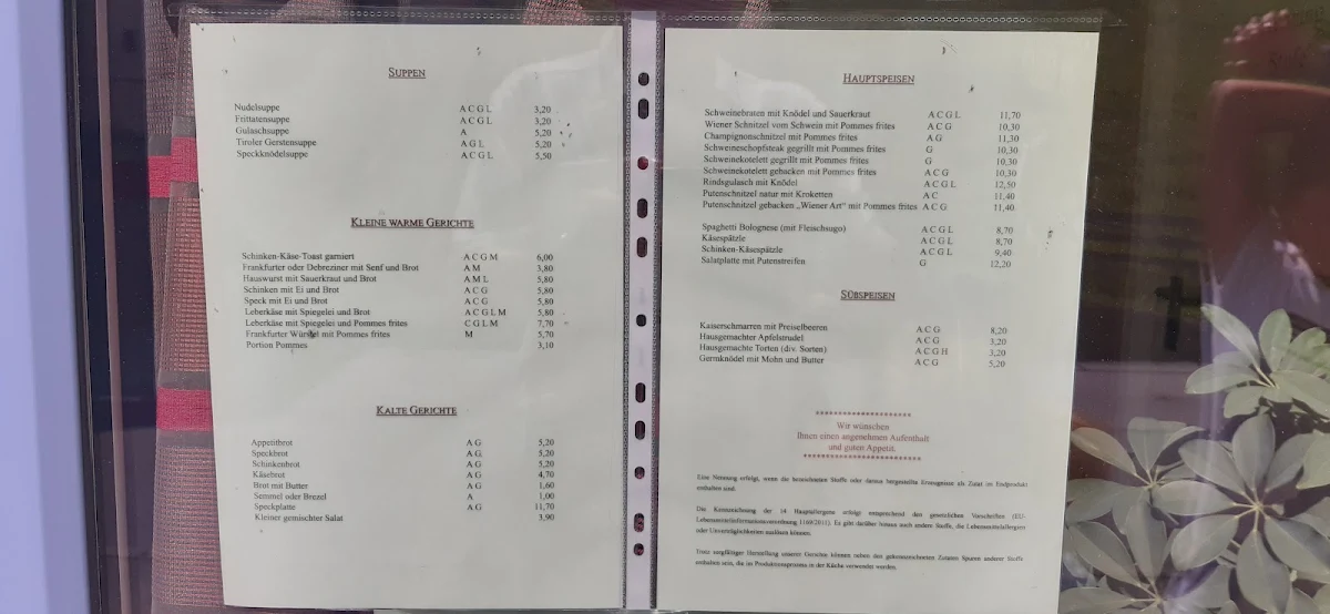Speisekarte photo 10