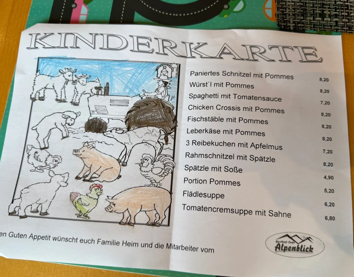 Speisekarte photo 1
