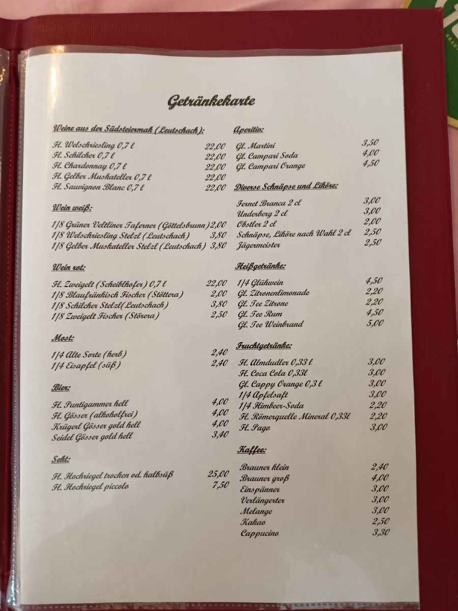 Speisekarte photo 2