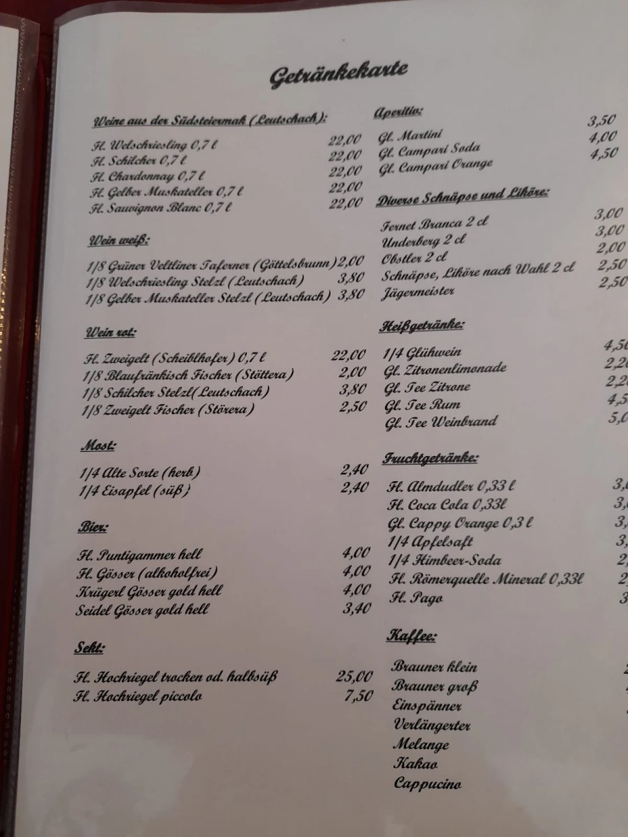 Speisekarte photo 3