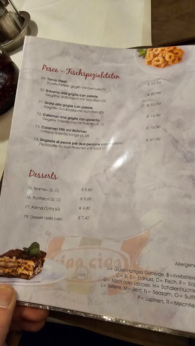 Speisekarte photo 2