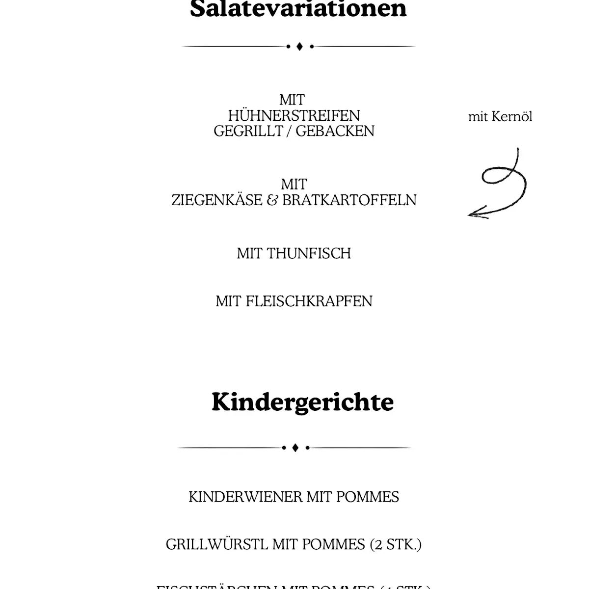 Speisekarte photo 3
