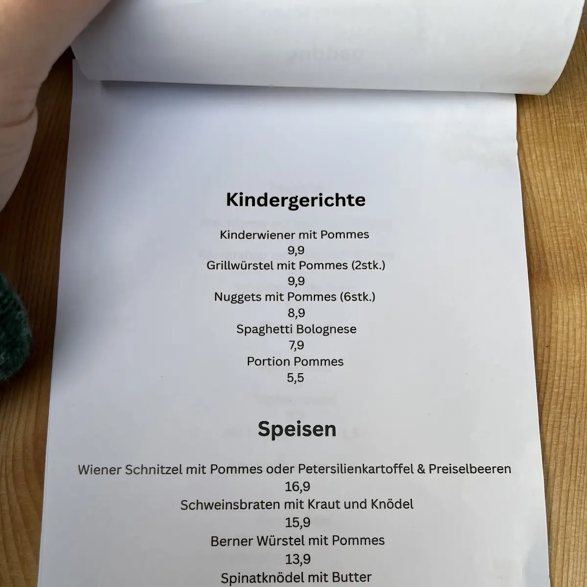 Speisekarte photo 6