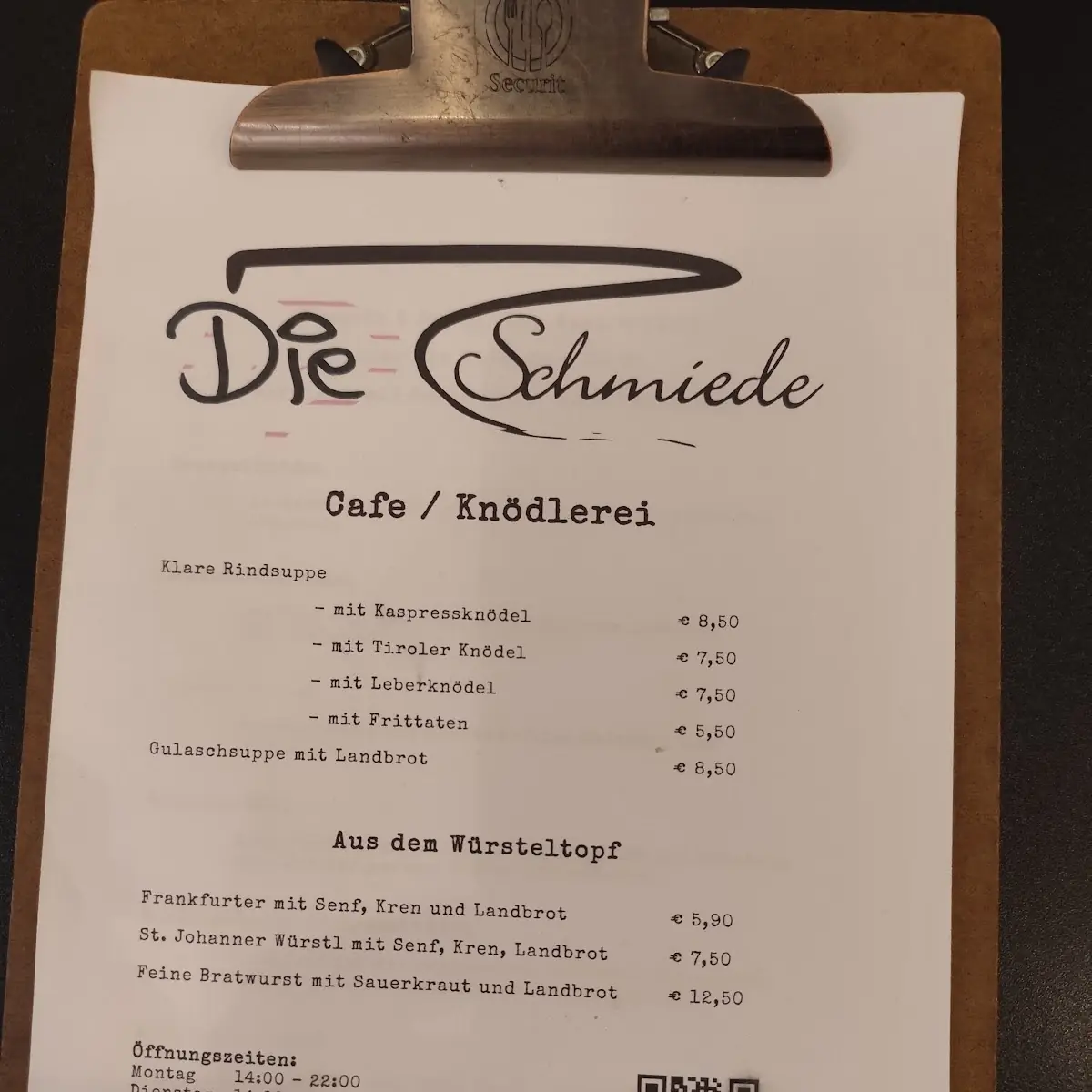 Speisekarte photo 1