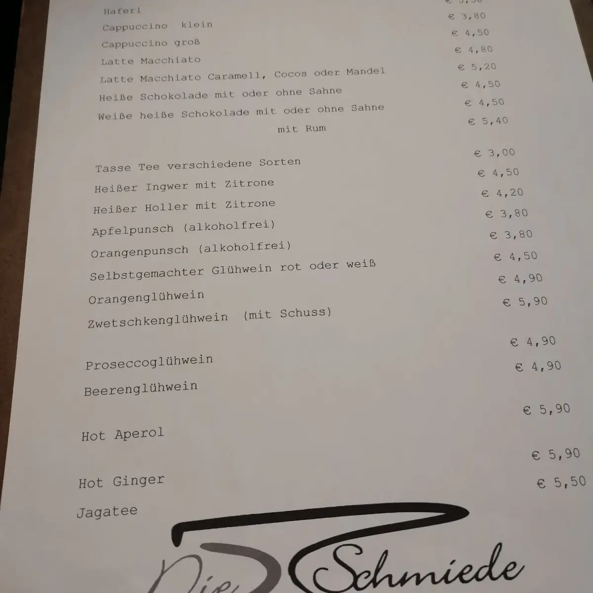 Speisekarte photo 4