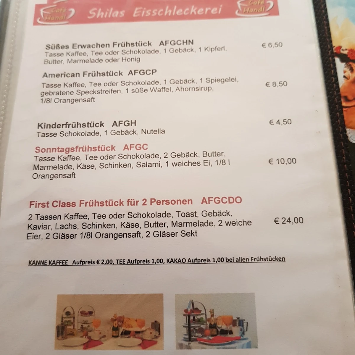 Speisekarte photo 1