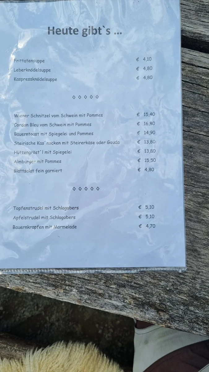 Speisekarte photo 1