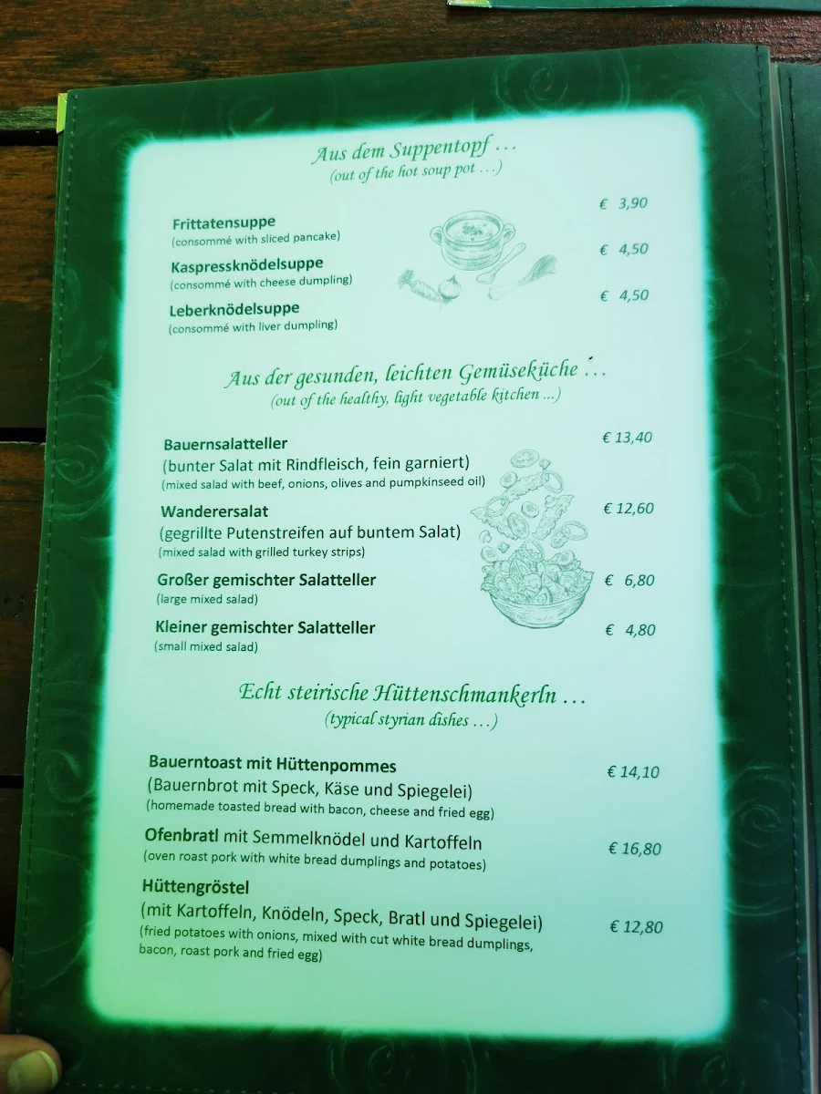 Speisekarte photo 2