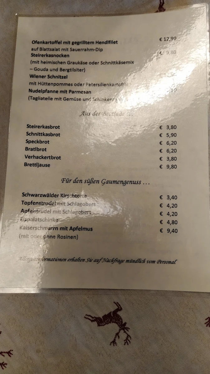Speisekarte photo 4