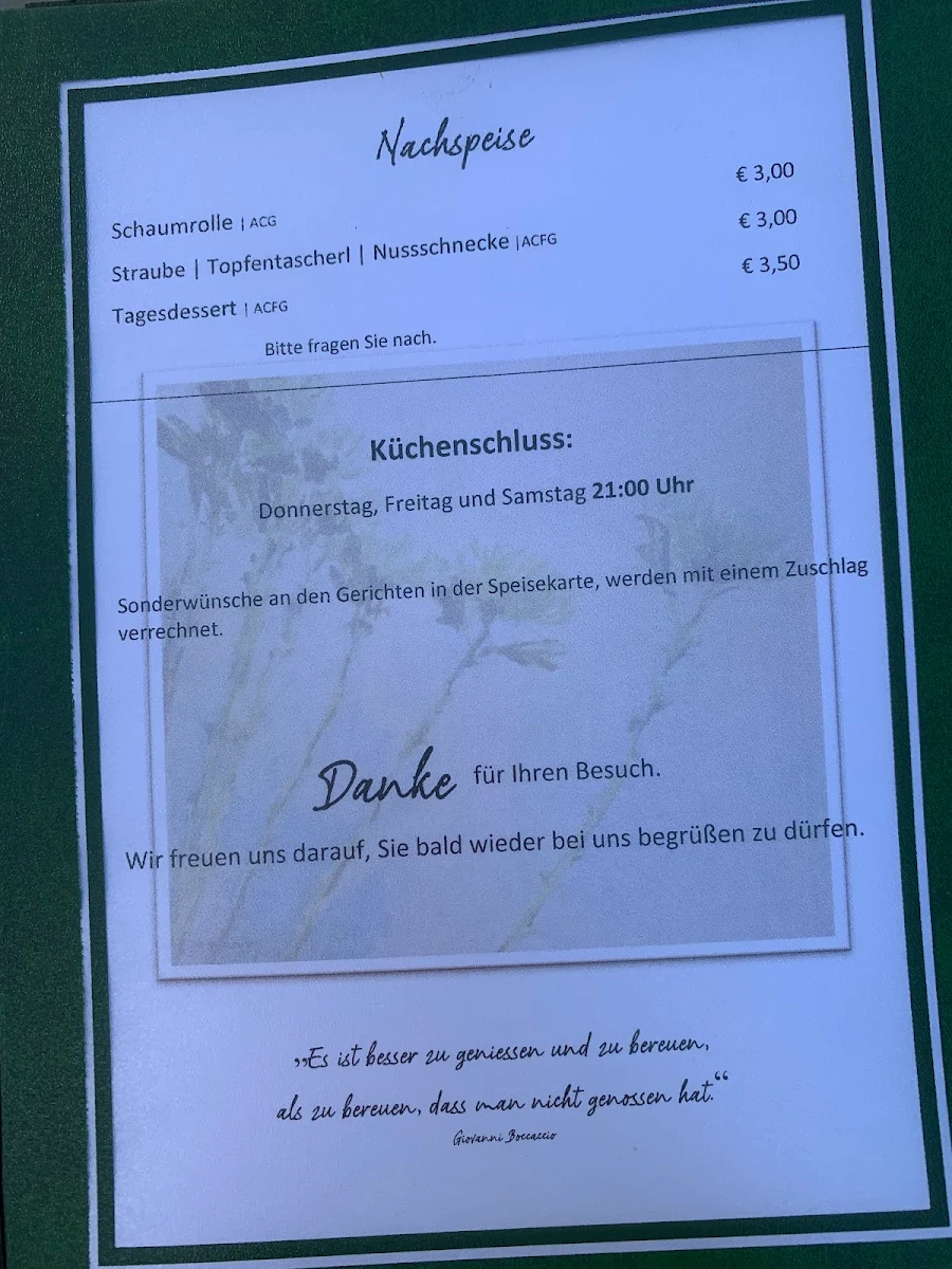 Speisekarte photo 8