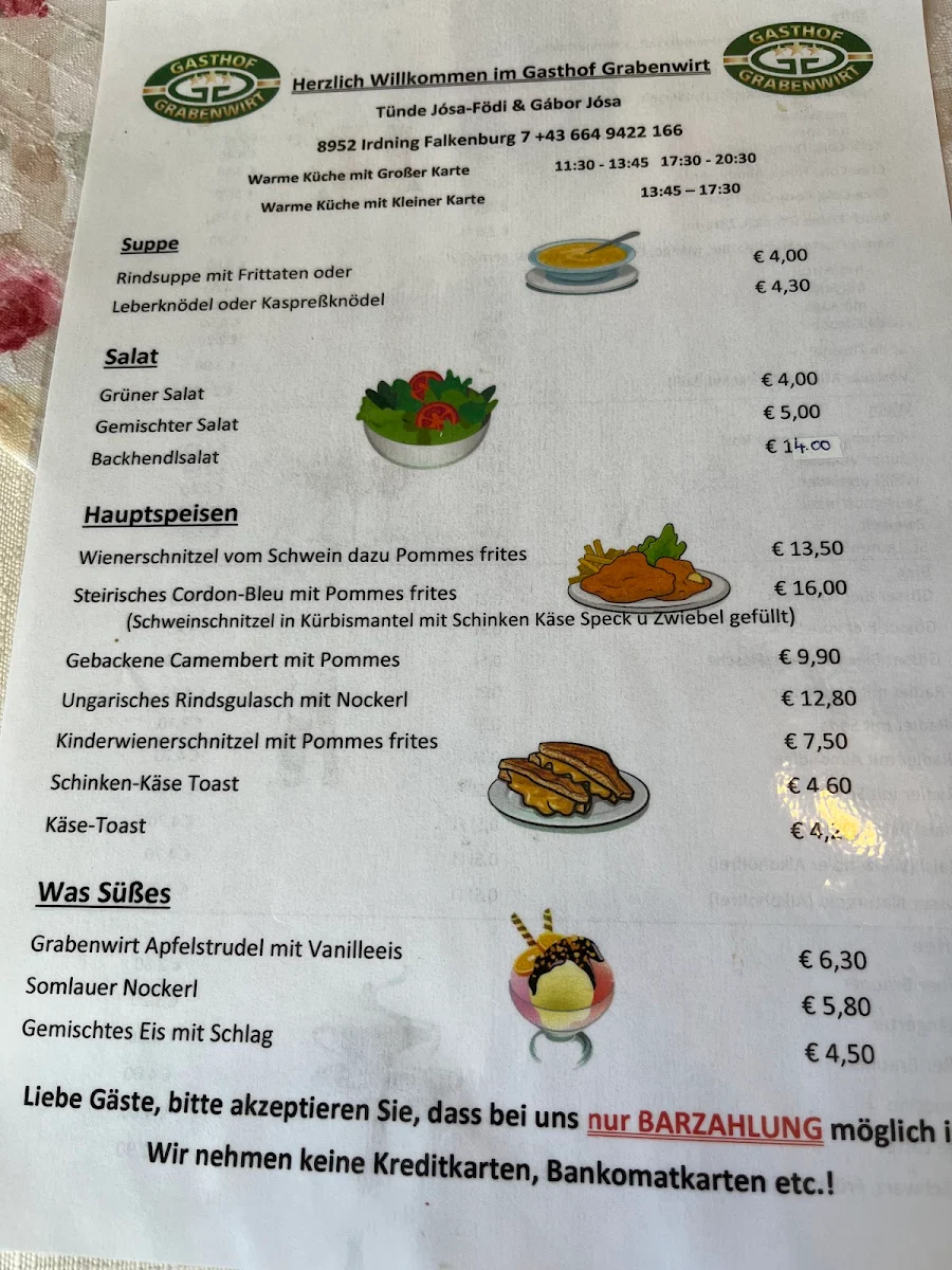 Speisekarte photo 1