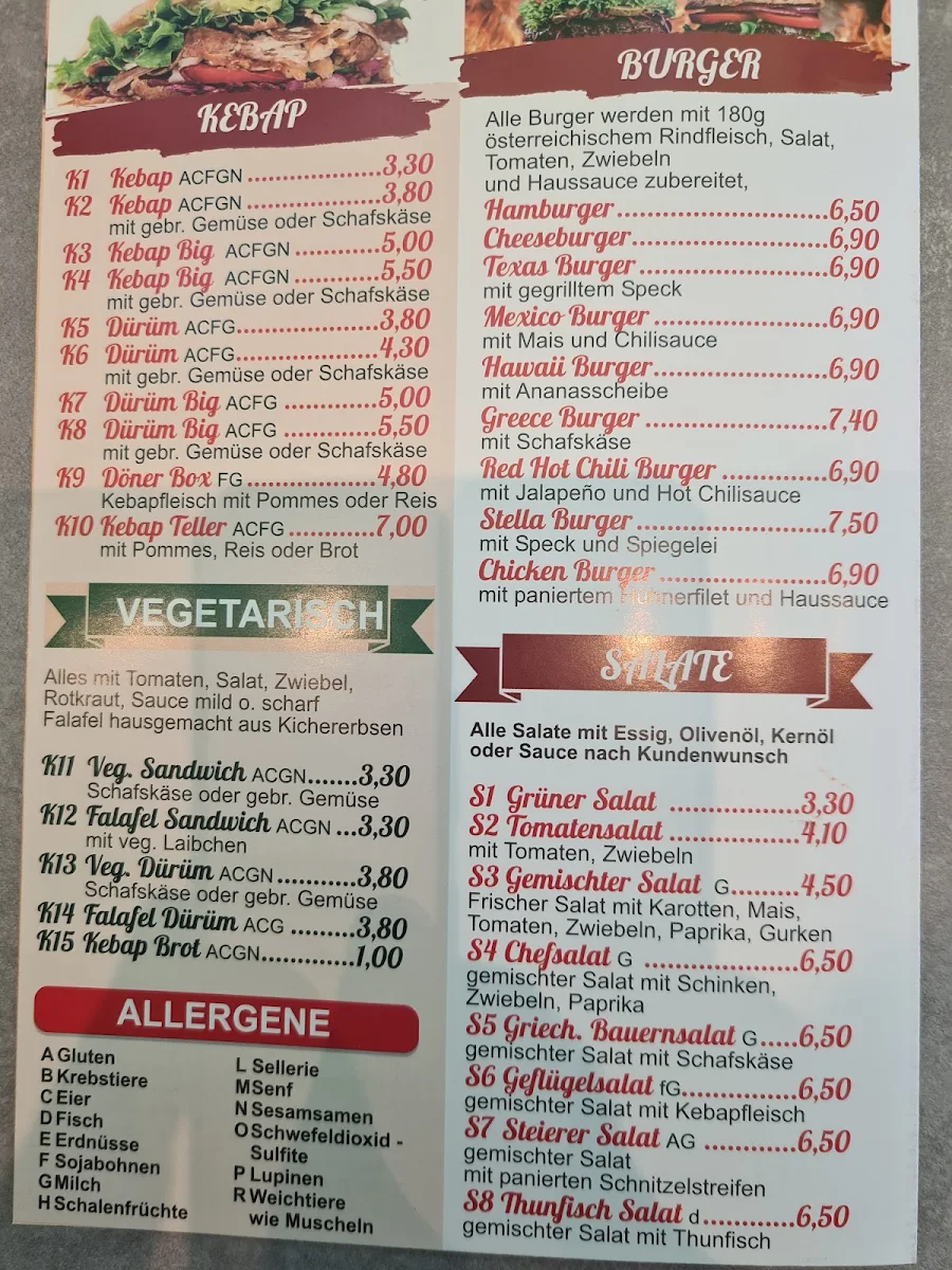 Speisekarte photo 2