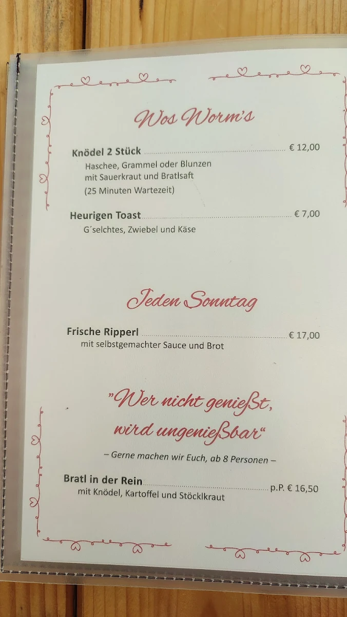 Speisekarte photo 2