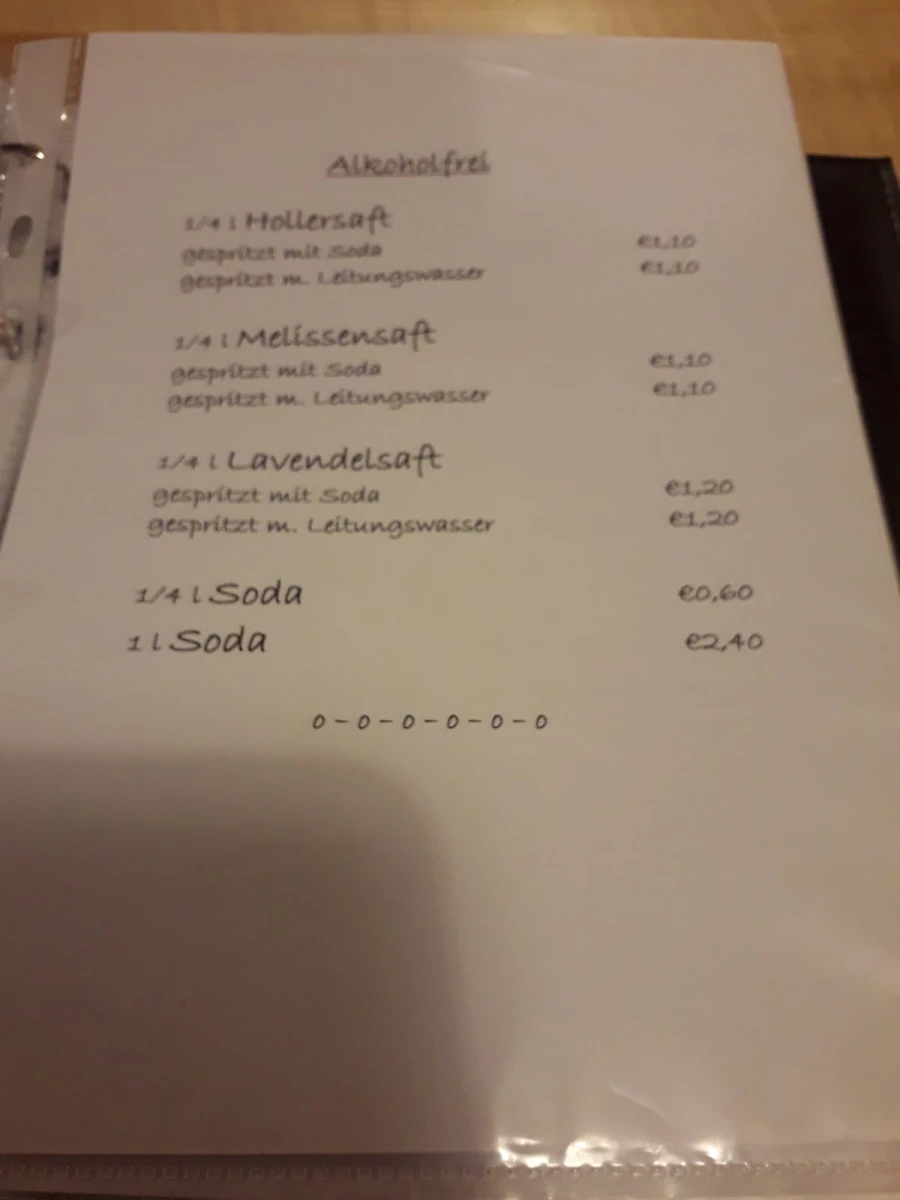 Speisekarte photo 1