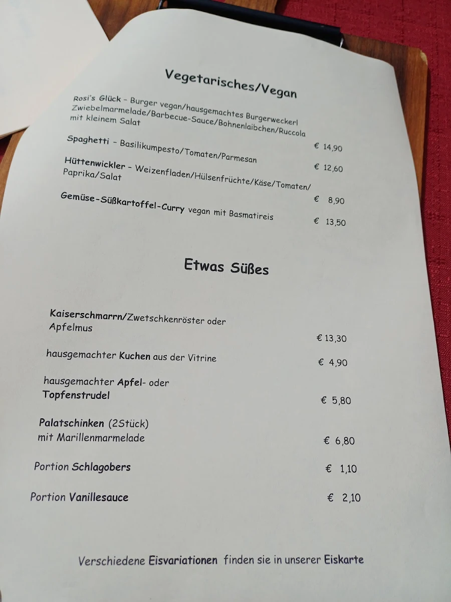 Speisekarte photo 1