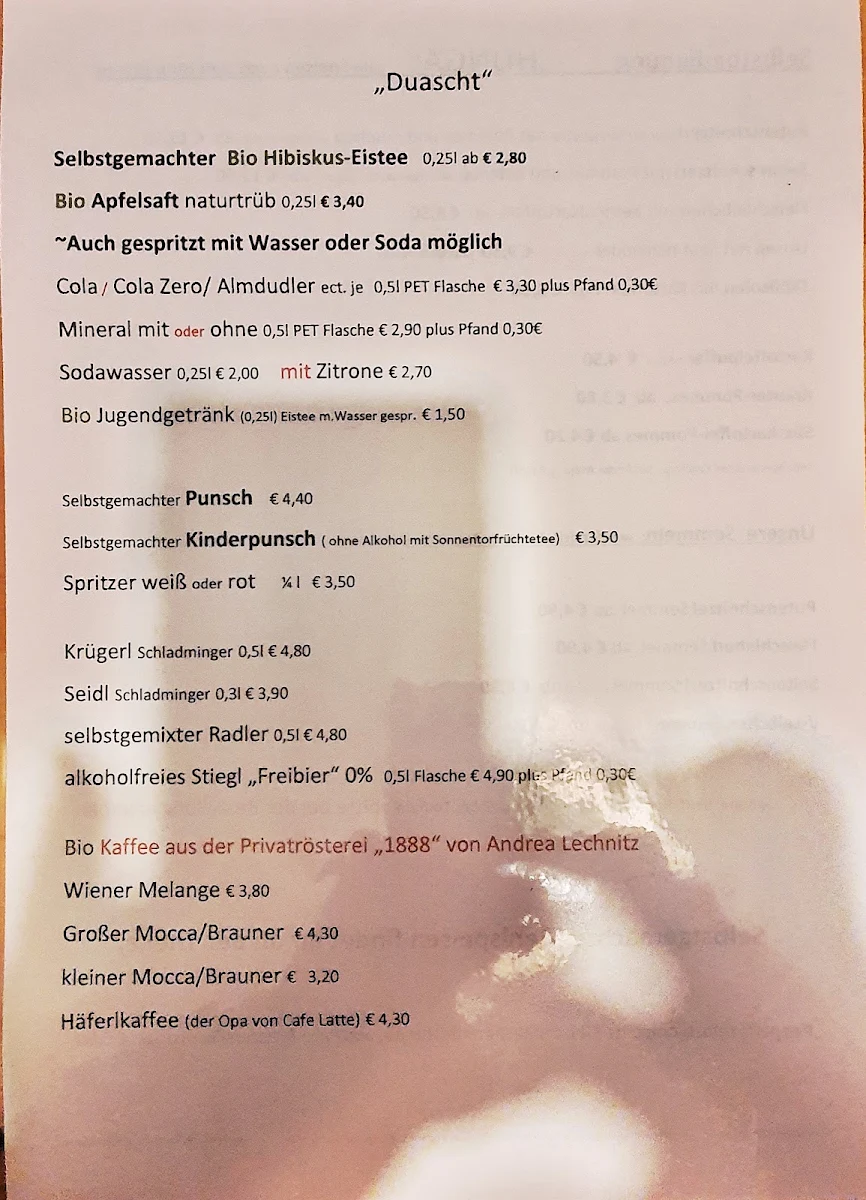Speisekarte photo 1