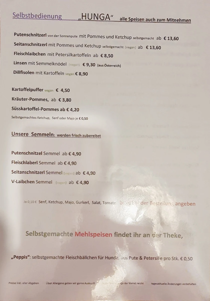 Speisekarte photo 2