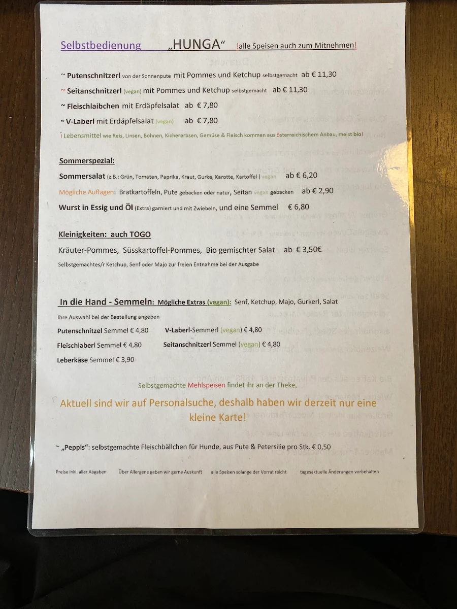 Speisekarte photo 3