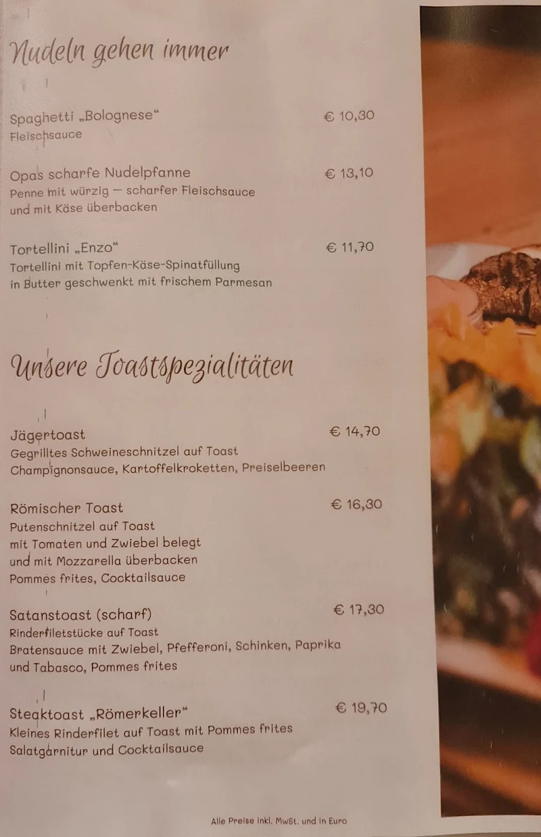 Speisekarte photo 2