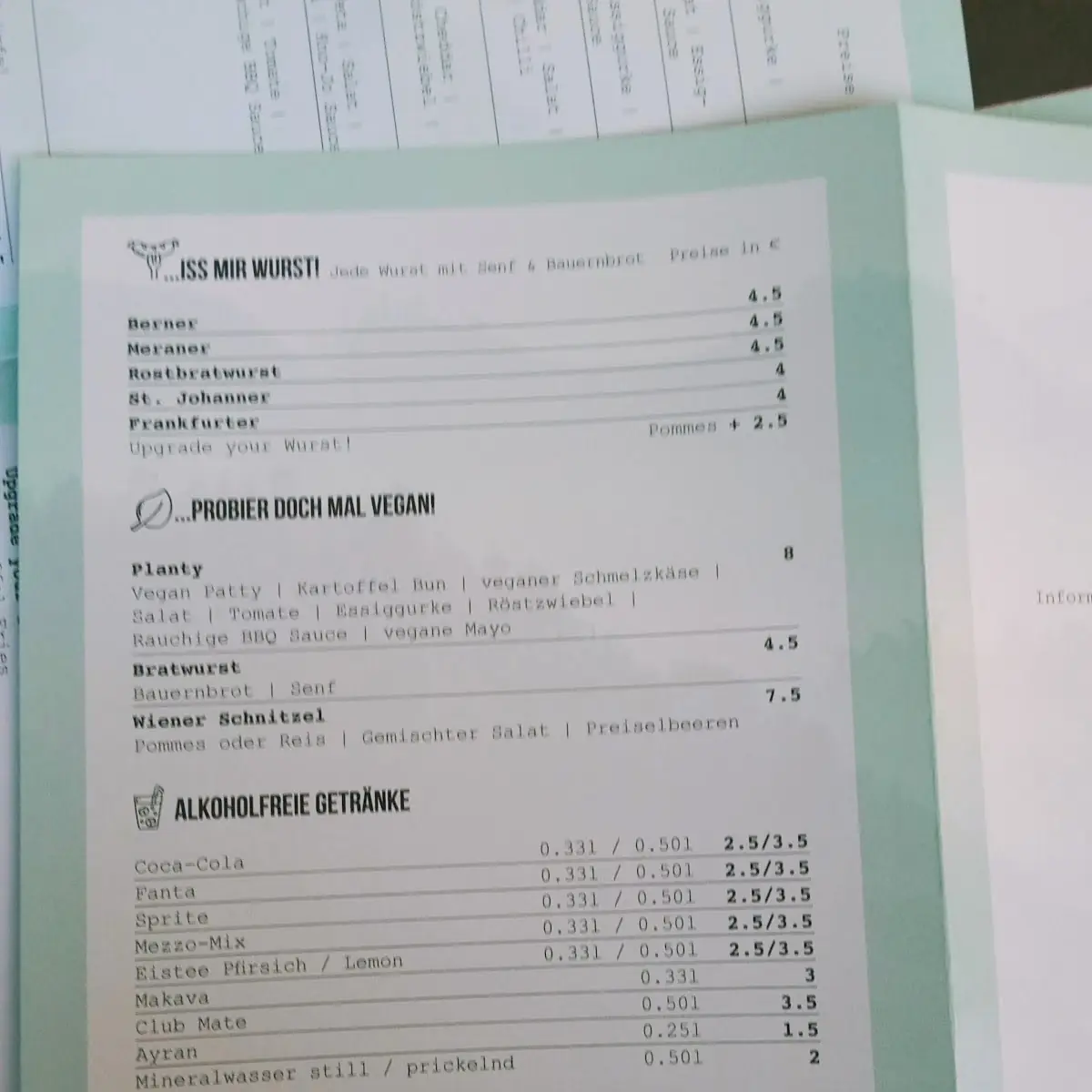 Speisekarte photo 4