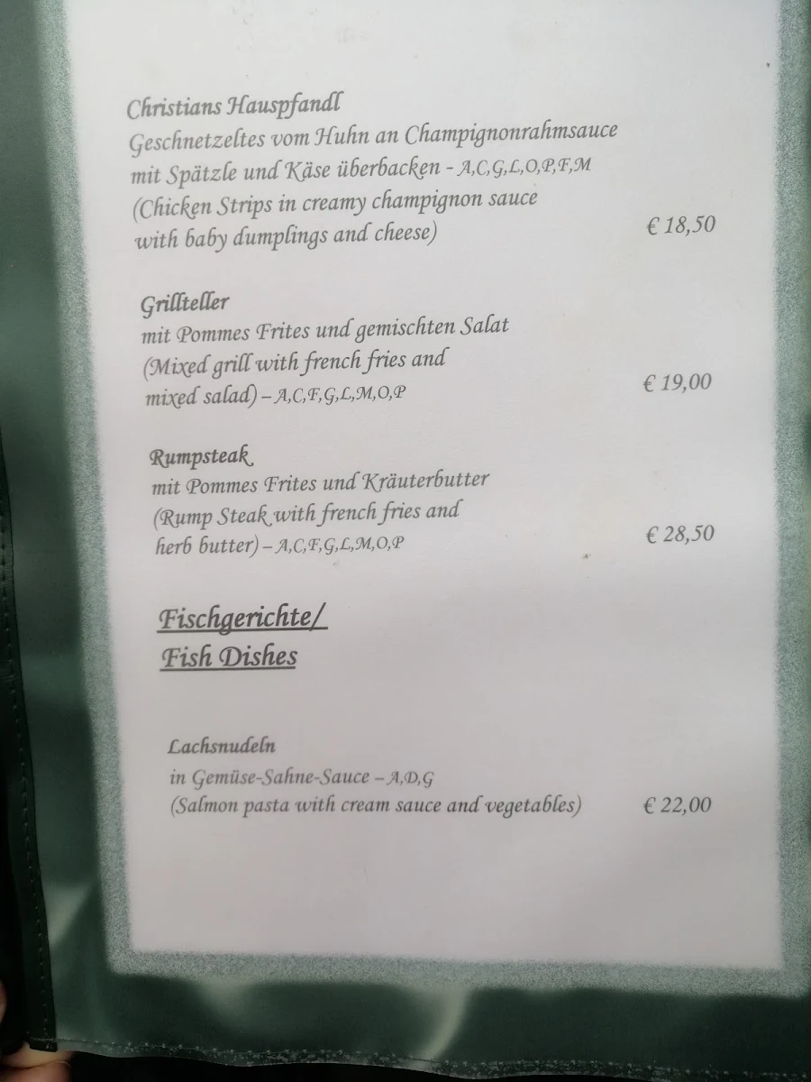 Speisekarte photo 2