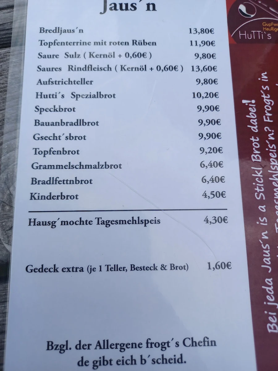 Speisekarte photo 3