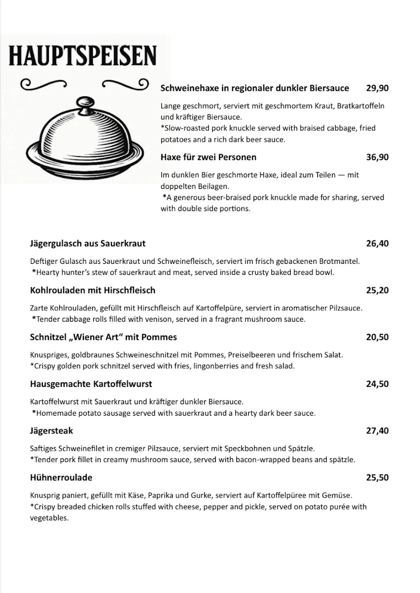 Speisekarte photo 1