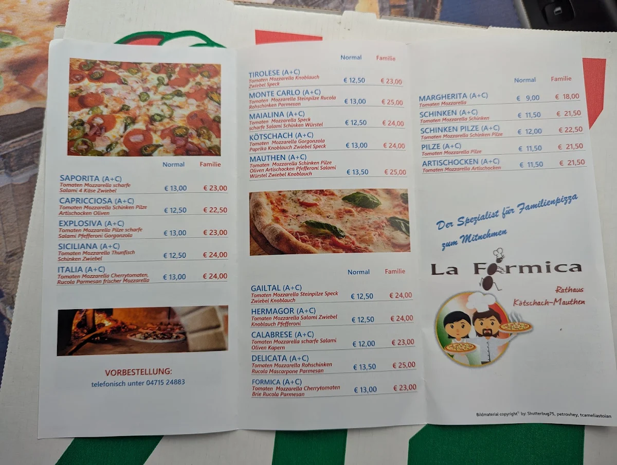 Speisekarte photo 1