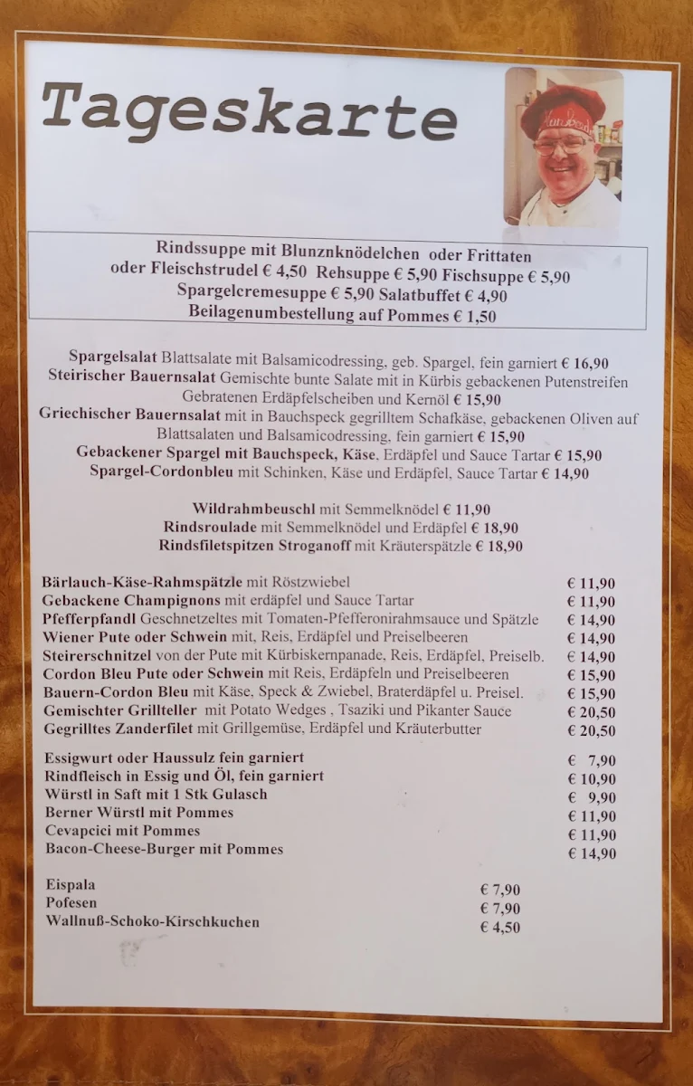 Speisekarte photo 2