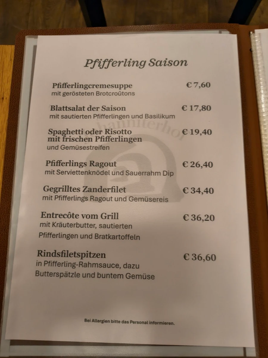 Speisekarte photo 3