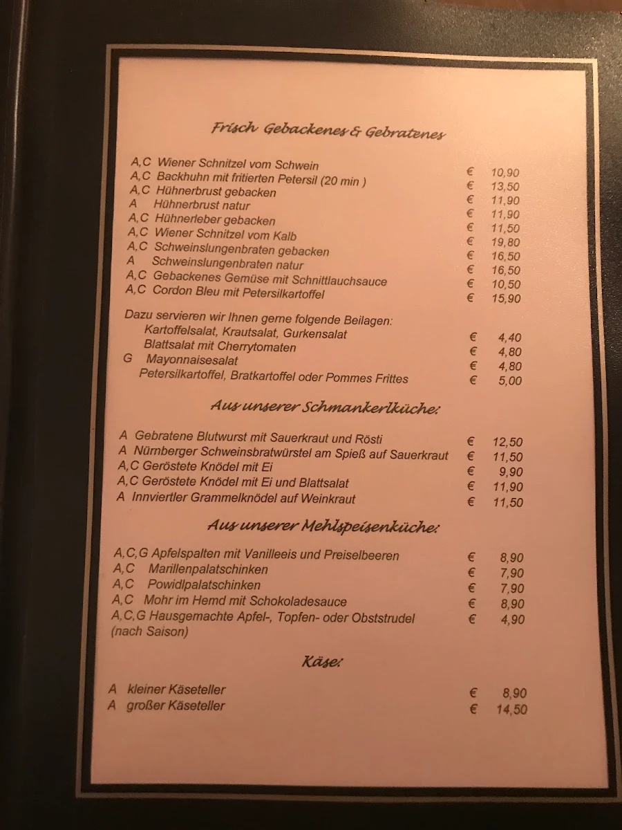 Speisekarte photo 6