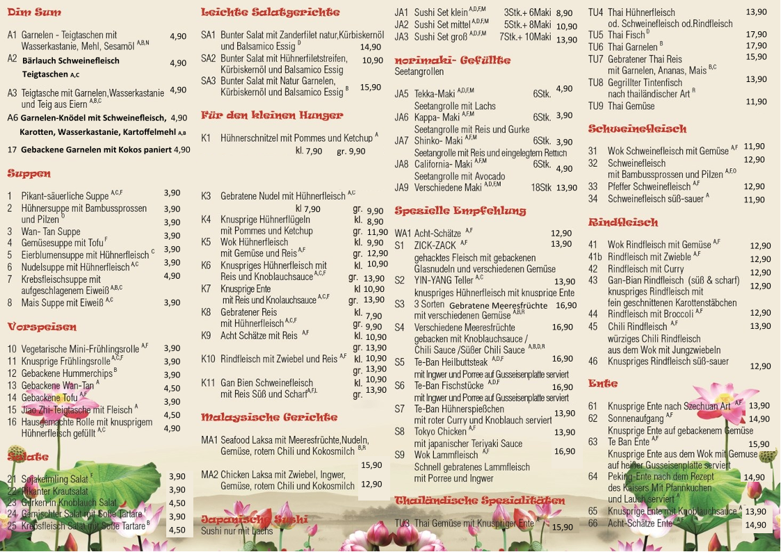 Speisekarte photo 1
