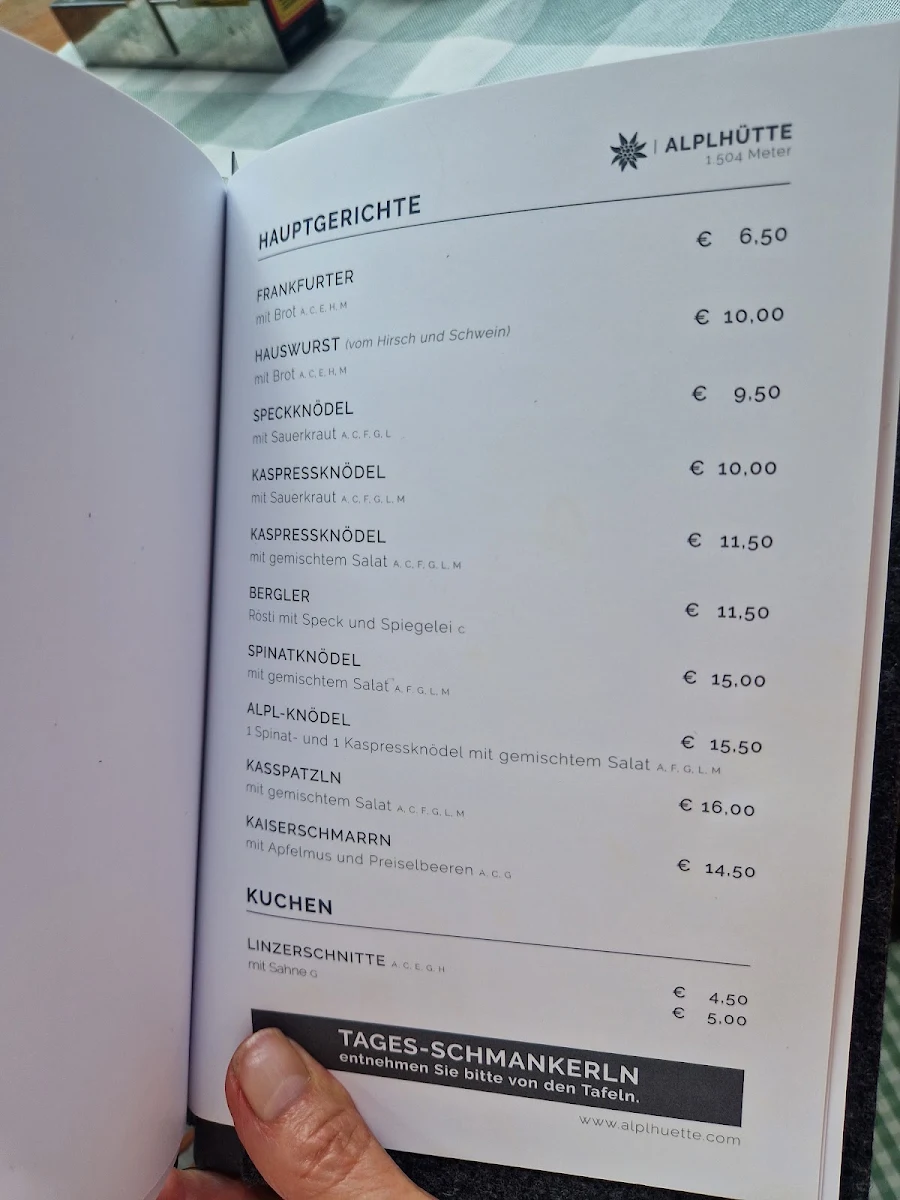 Speisekarte photo 1
