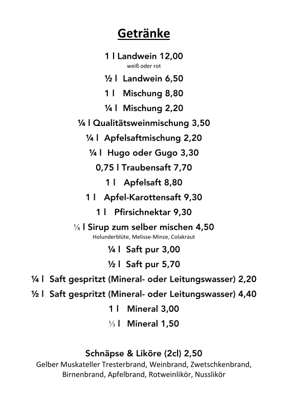 Speisekarte photo 6