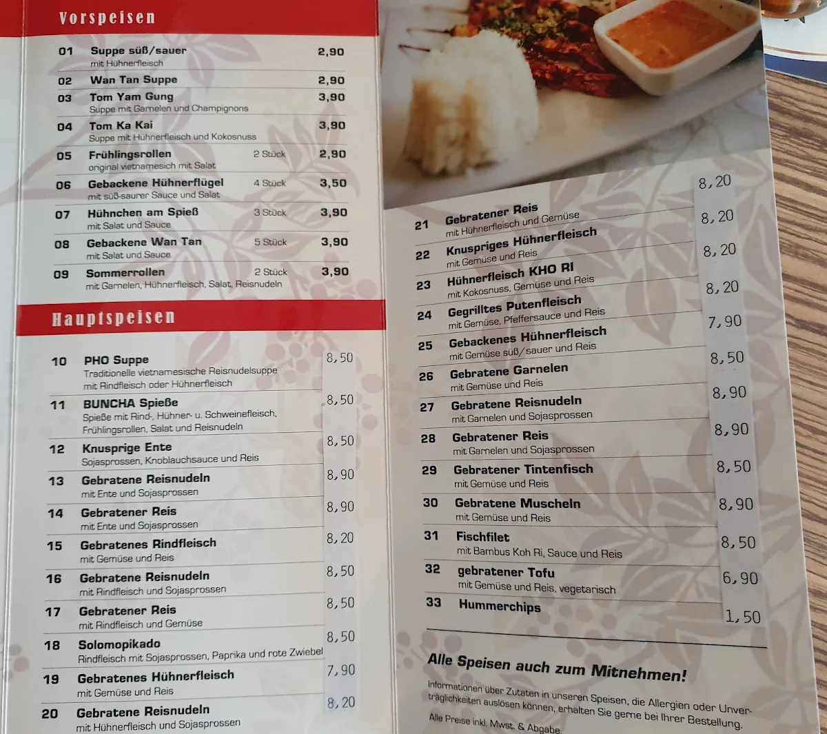 Speisekarte photo 3
