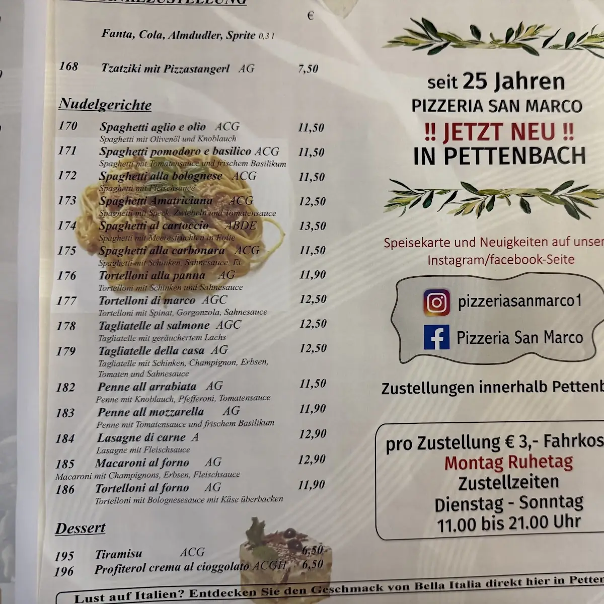 Speisekarte photo 1