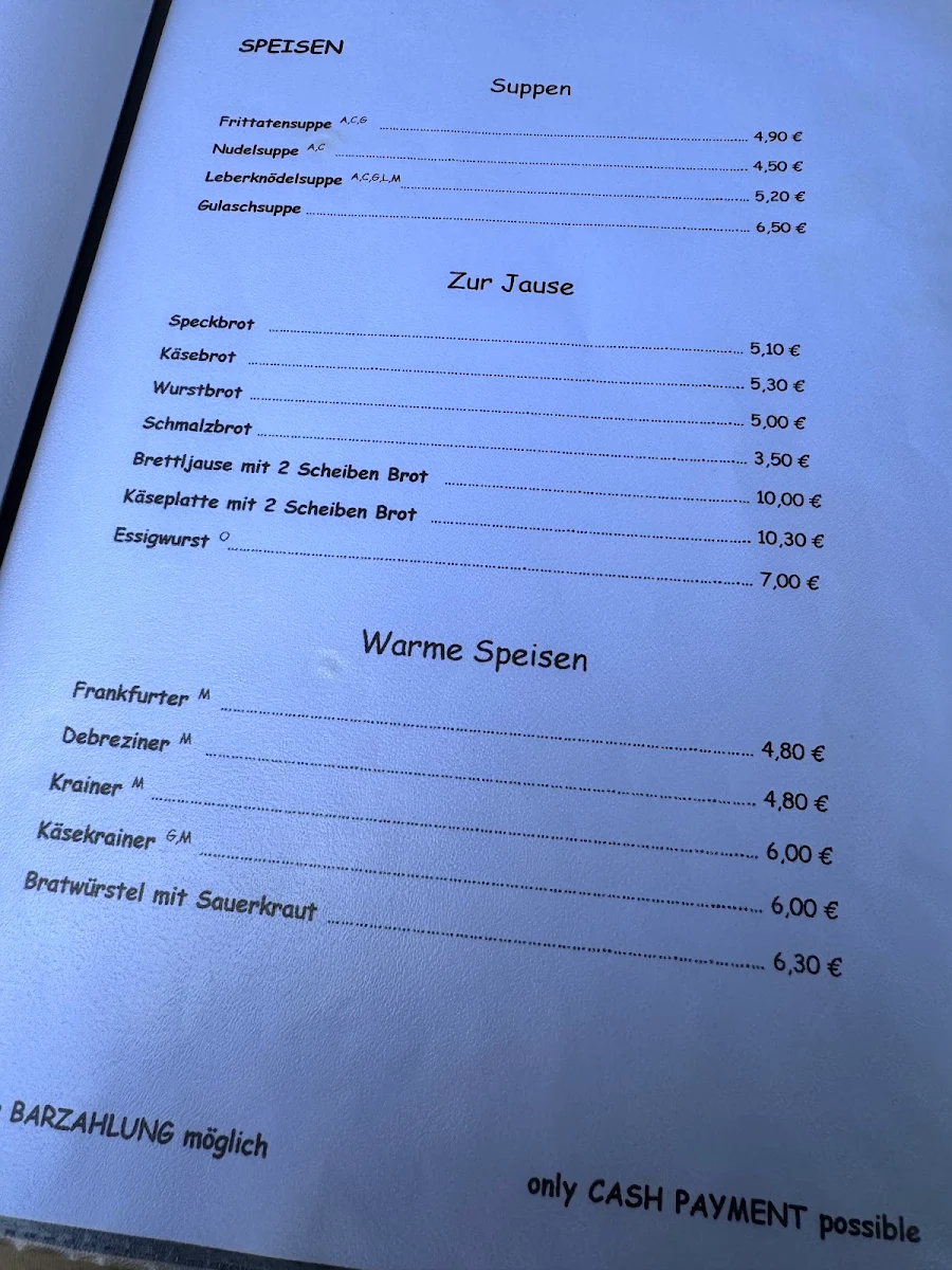 Speisekarte photo 1
