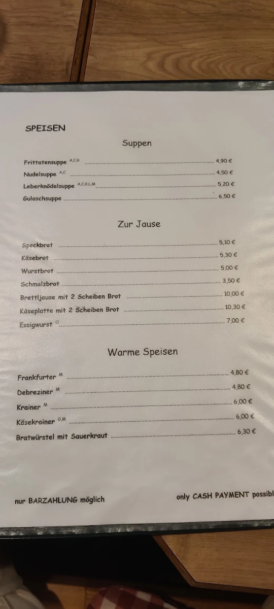 Speisekarte photo 4