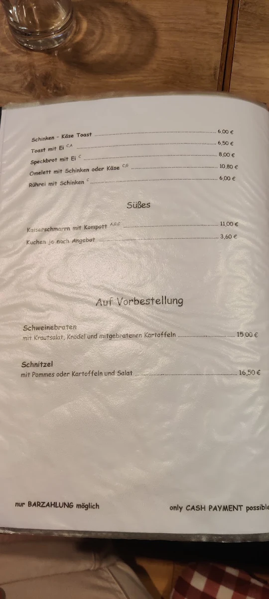 Speisekarte photo 5